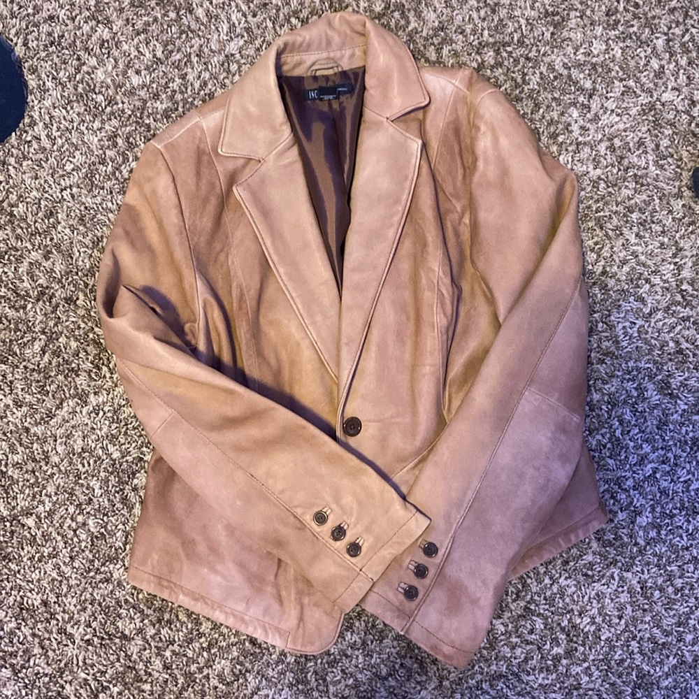 INC Leather Jacket